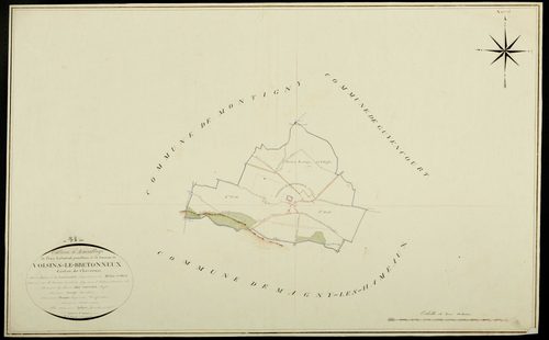 Voisins-le-Bretonneux - Plans de l’Administration du cadastre