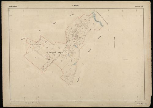 L'Absie - FRAD079_CADASTRE_RECENT Section AB 