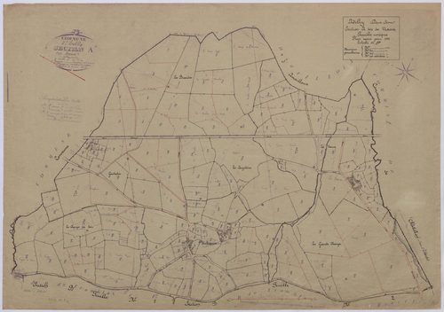 Adilly - FRAD079_CADASTRE_RECENT Section A (Feuille unique) 