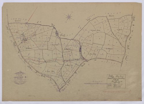 Adilly - FRAD079_CADASTRE_RECENT Section B (Feuille 1) 