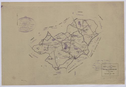 Adilly - FRAD079_CADASTRE_RECENT Tableau d'assemblage 
