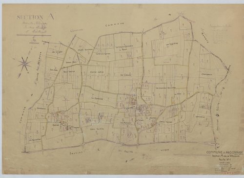 Aigonnay - FRAD079_CADASTRE_RECENT Section A (Feuille 1) 