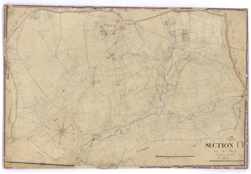 Aigonnay - FRAD079_CADASTRE_NAPOLEONIEN Section D1dite du Bourg 