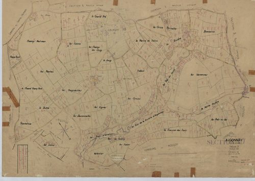 Aigonnay - FRAD079_CADASTRE_RECENT Section D (Feuille 1) 