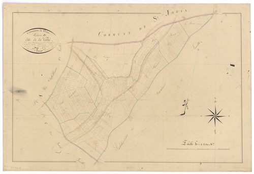 Airvault - FRAD079_CADASTRE_NAPOLEONIEN Section B1 dite de la Vallée 