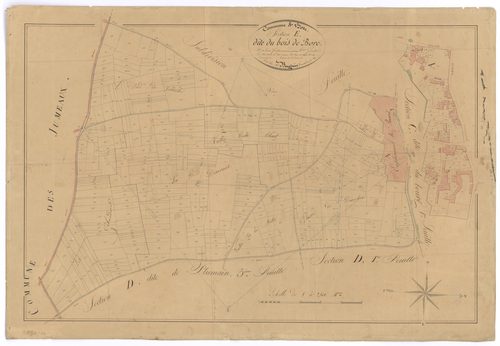Airvault - FRAD079_CADASTRE_NAPOLEONIEN Section E3 dite du Bois de Borc 