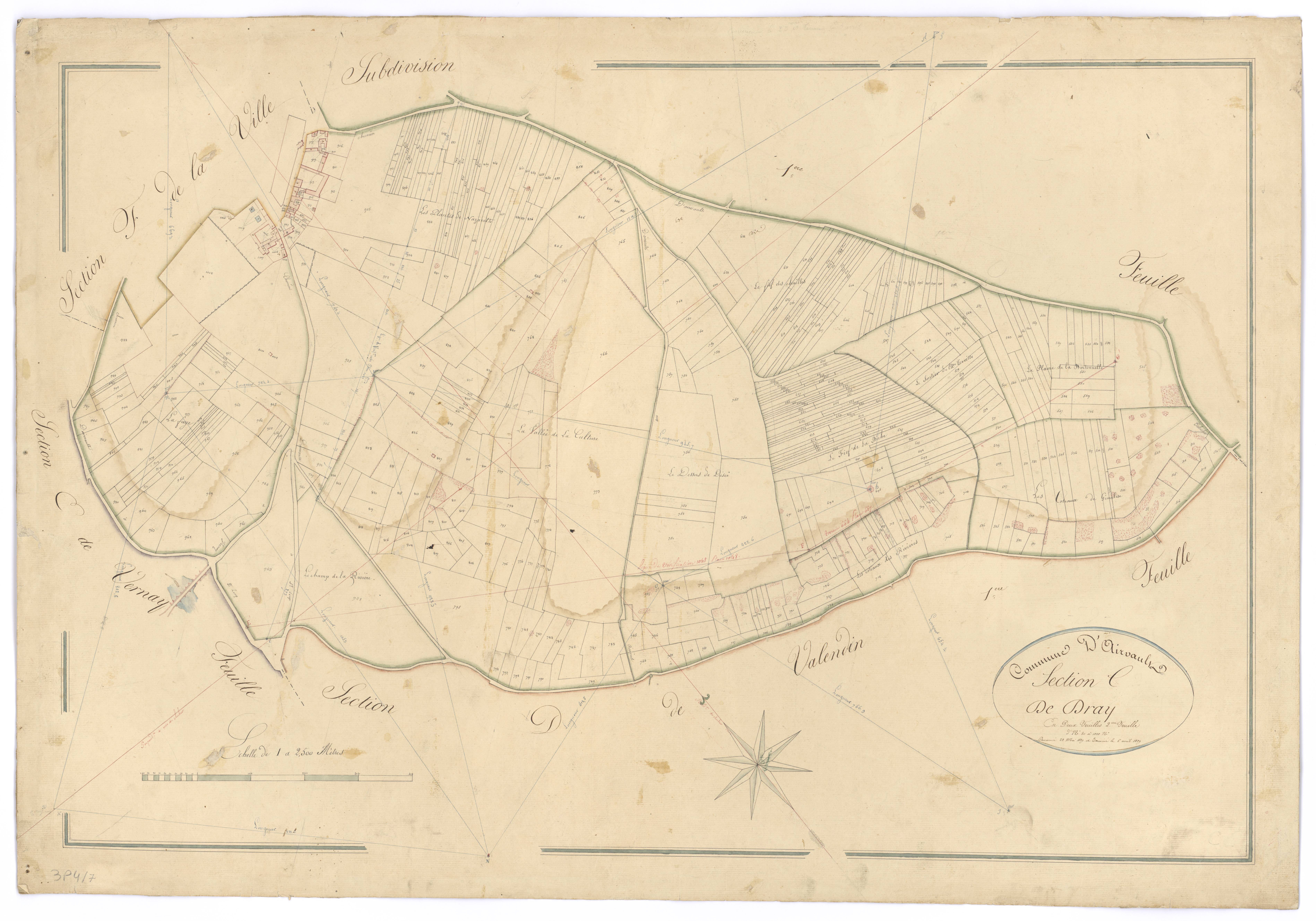 Airvault - FRAD079_CADASTRE_NAPOLEONIEN Section C2 dite de Dray 