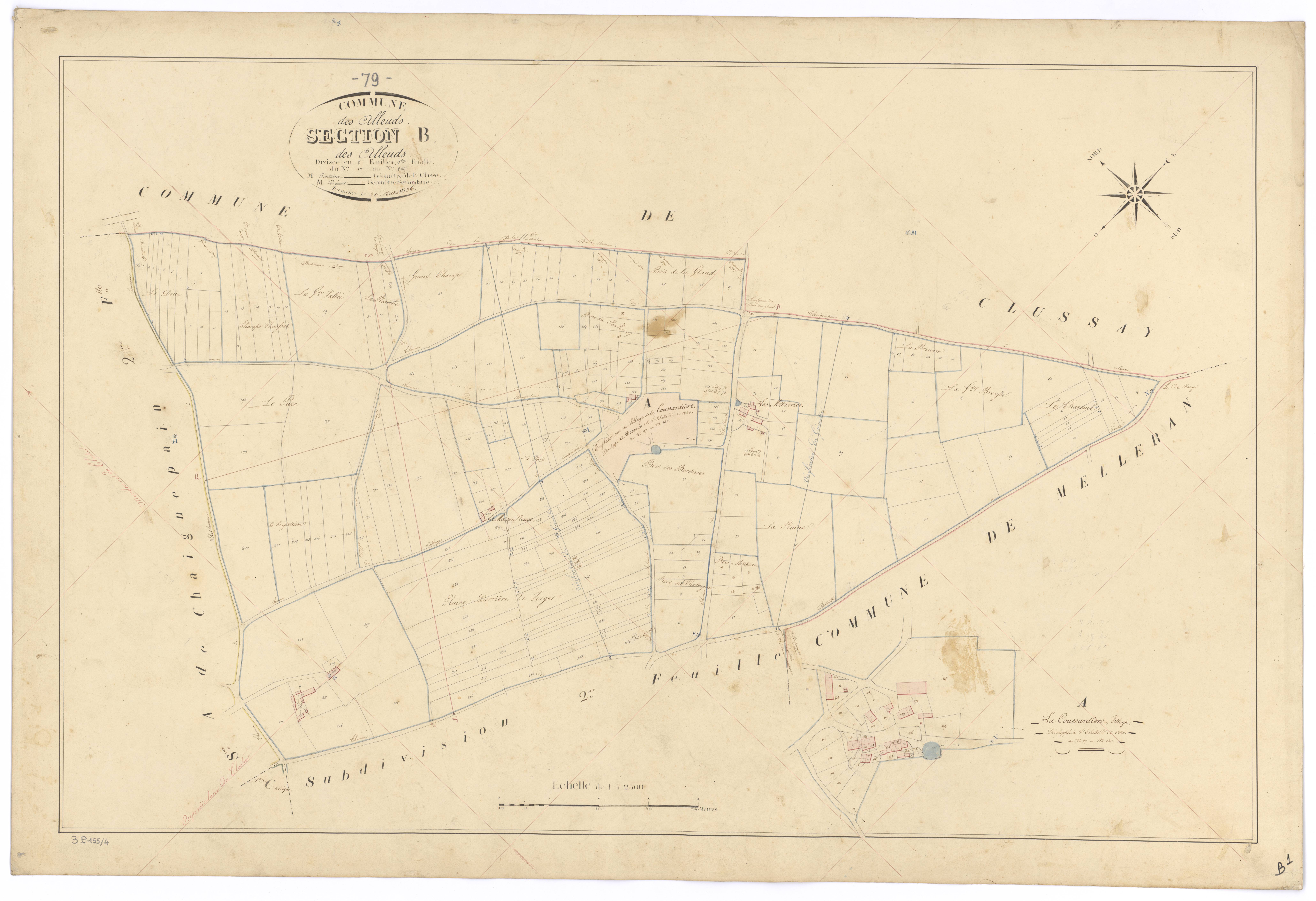 Alleuds - FRAD079_CADASTRE_NAPOLEONIEN Section B1 dite des Alleuds 