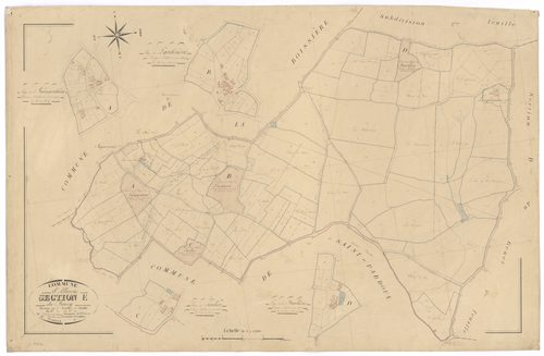 Allonne - FRAD079_CADASTRE_NAPOLEONIEN Section E1 dite du Bourg 