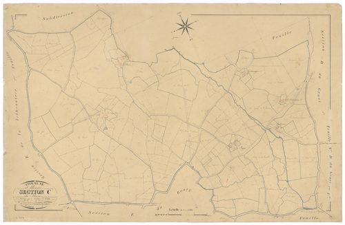 Allonne - FRAD079_CADASTRE_NAPOLEONIEN Section C1 dite du Plessis 