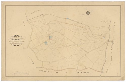 Allonne - FRAD079_CADASTRE_NAPOLEONIEN Section F1 dite de la Frémaudière Robert 