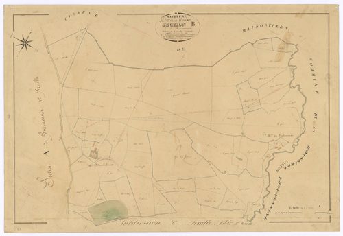Amailloux - FRAD079_CADASTRE_NAPOLEONIEN Section B1 dite de la Raconnière 