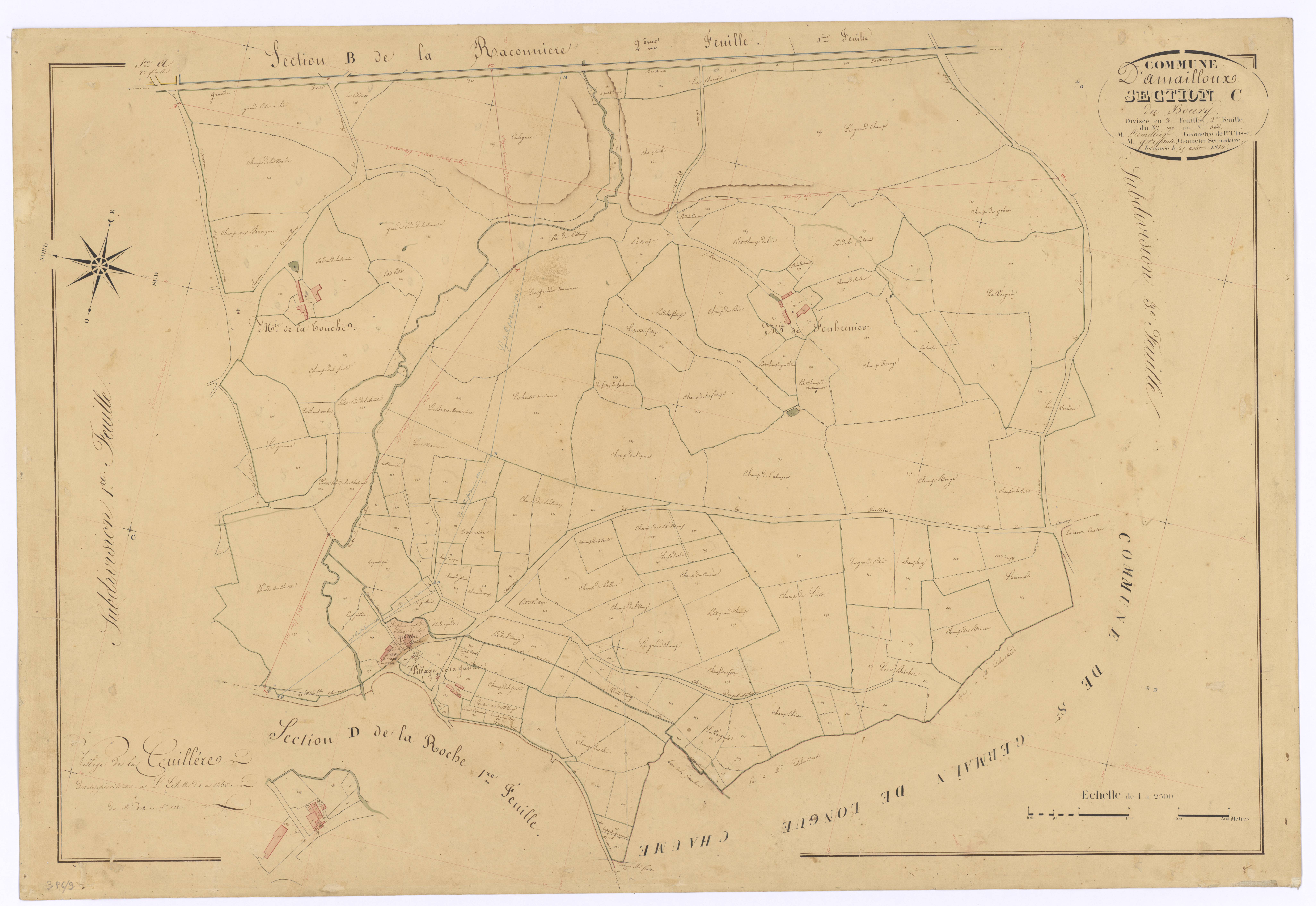 Amailloux - FRAD079_CADASTRE_NAPOLEONIEN Section C2 dite du Bourg 