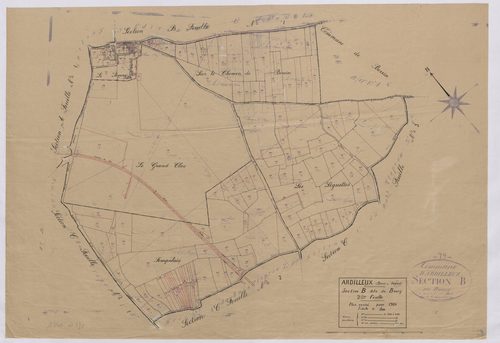 Ardilleux - FRAD079_CADASTRE_RECENT Section B (Feuille 2) 