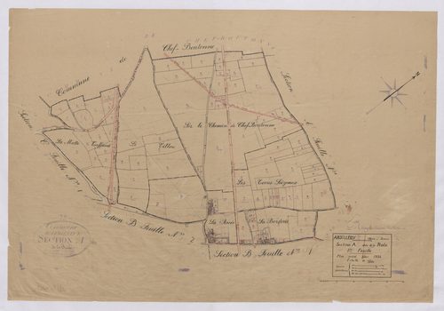 Ardilleux - FRAD079_CADASTRE_RECENT Section A (Feuille 1) 