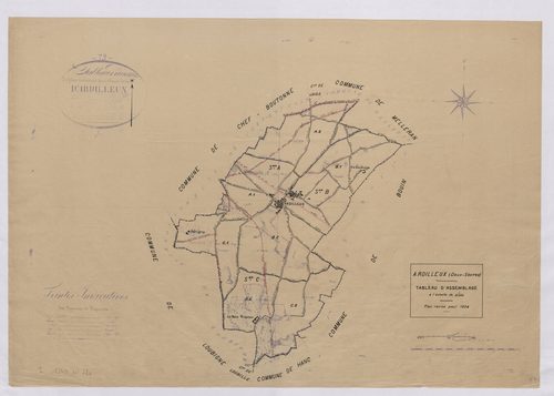 Ardilleux - FRAD079_CADASTRE_RECENT Tableau d'assemblage 