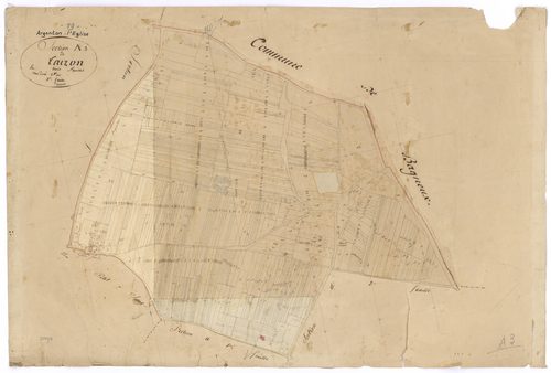 Argenton-l'Église - FRAD079_CADASTRE_NAPOLEONIEN Section A3 dite de Taizon 