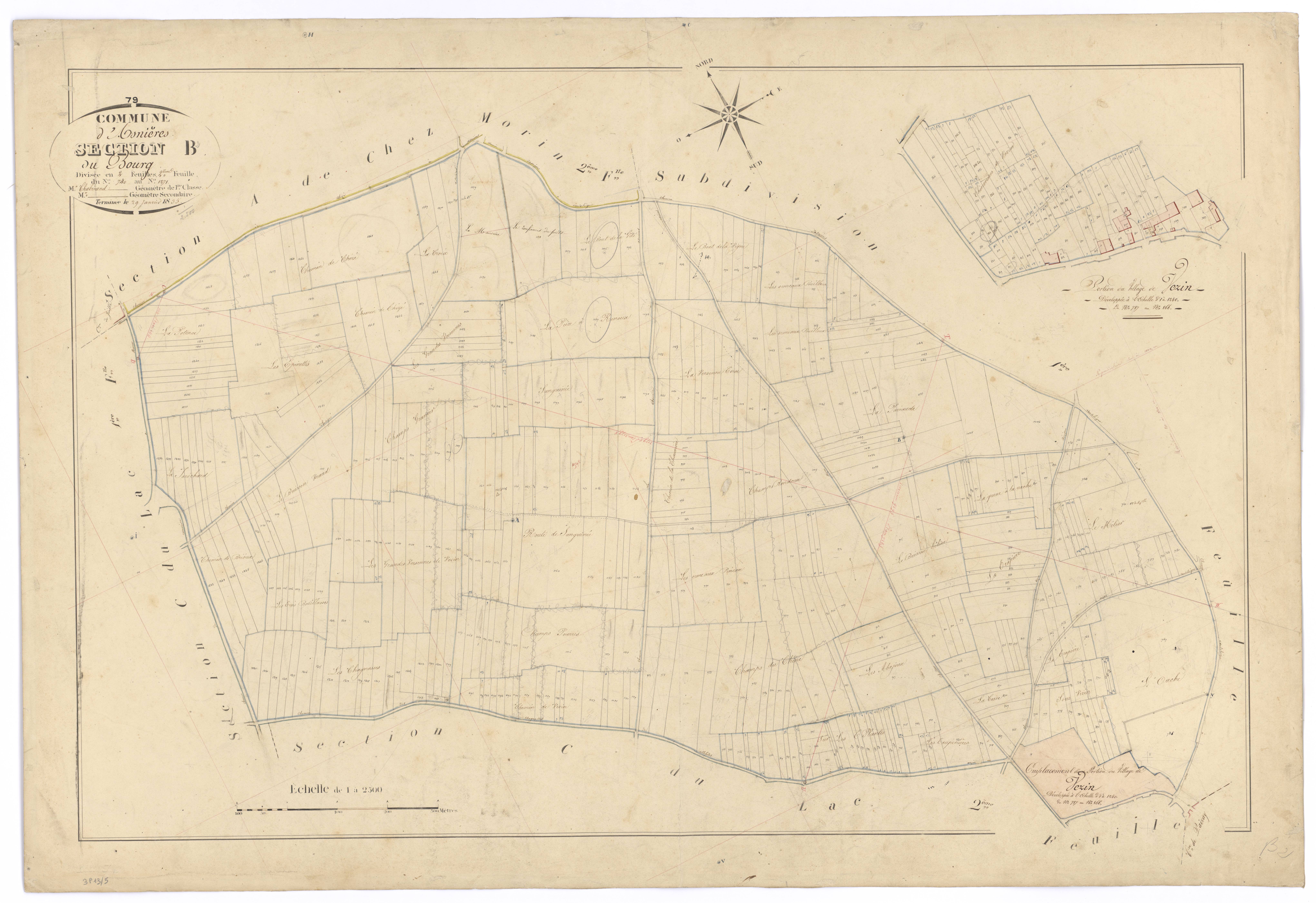 Asnières-en-Poitou - FRAD079_CADASTRE_NAPOLEONIEN Section B2 dite du Bourg 