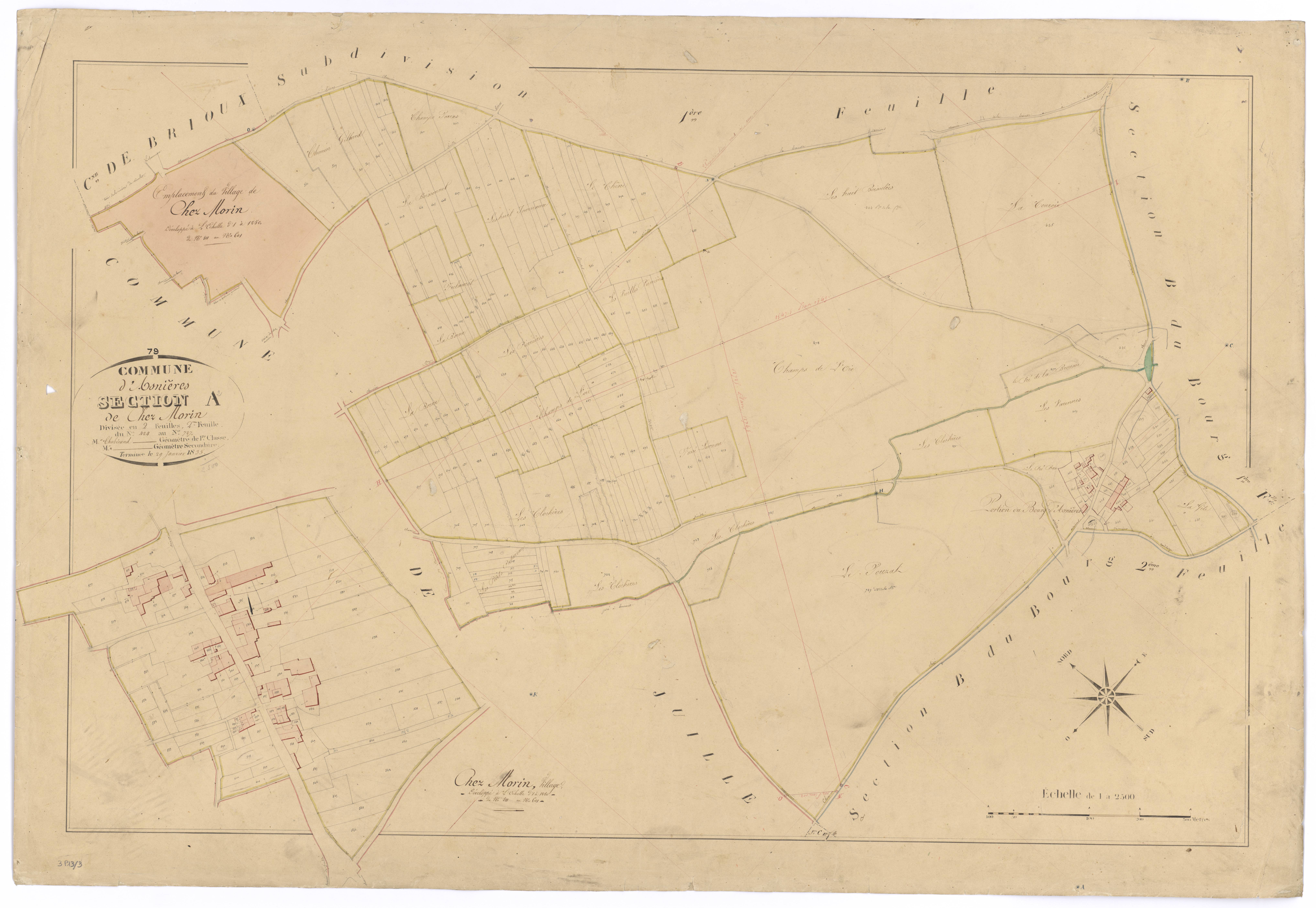 Asnières-en-Poitou - FRAD079_CADASTRE_NAPOLEONIEN Section A2 dite de Chez Morin 