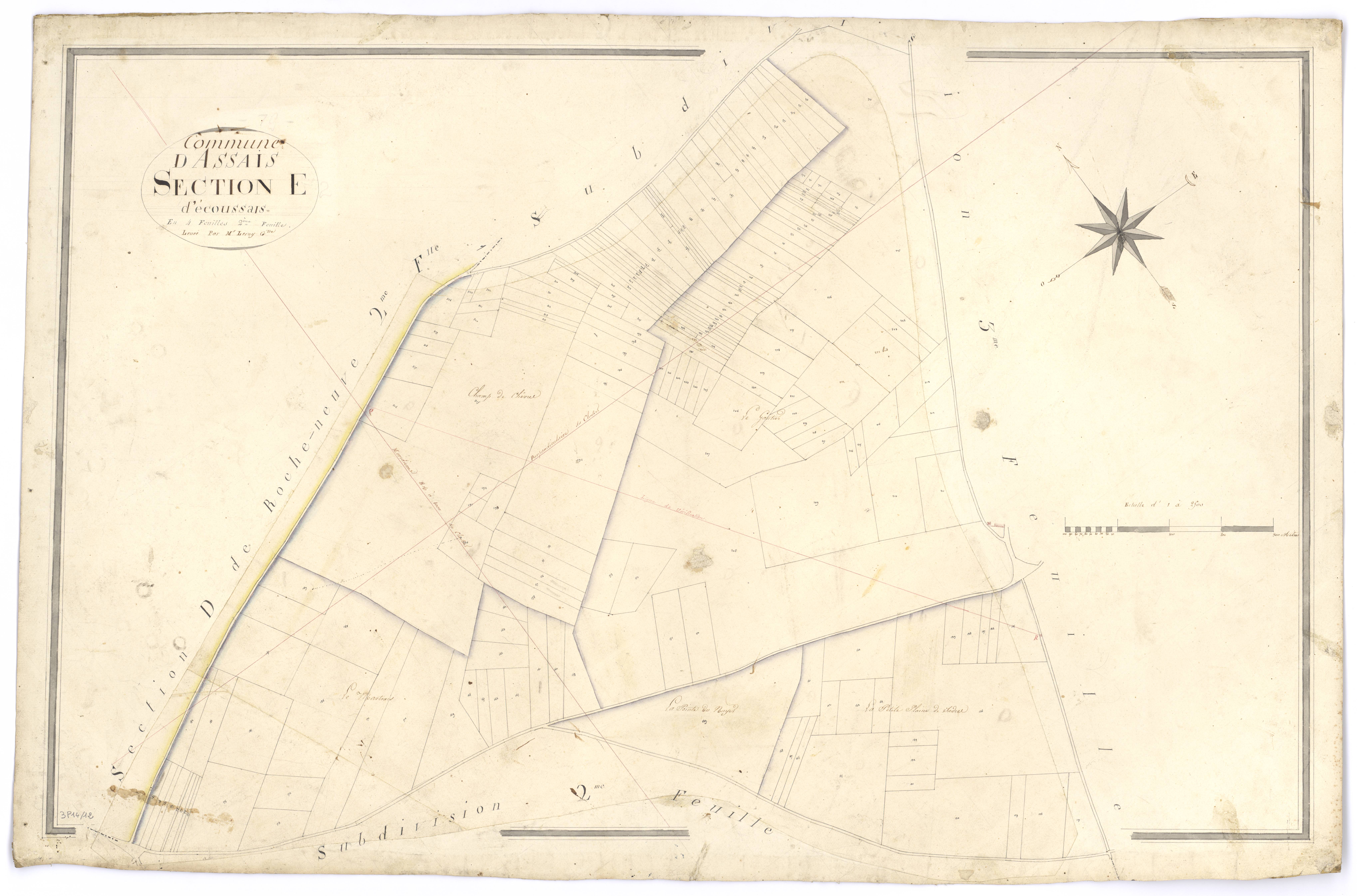 Assais-les-Jumeaux - FRAD079_CADASTRE_NAPOLEONIEN Section E2 dite d'Ecoussais 