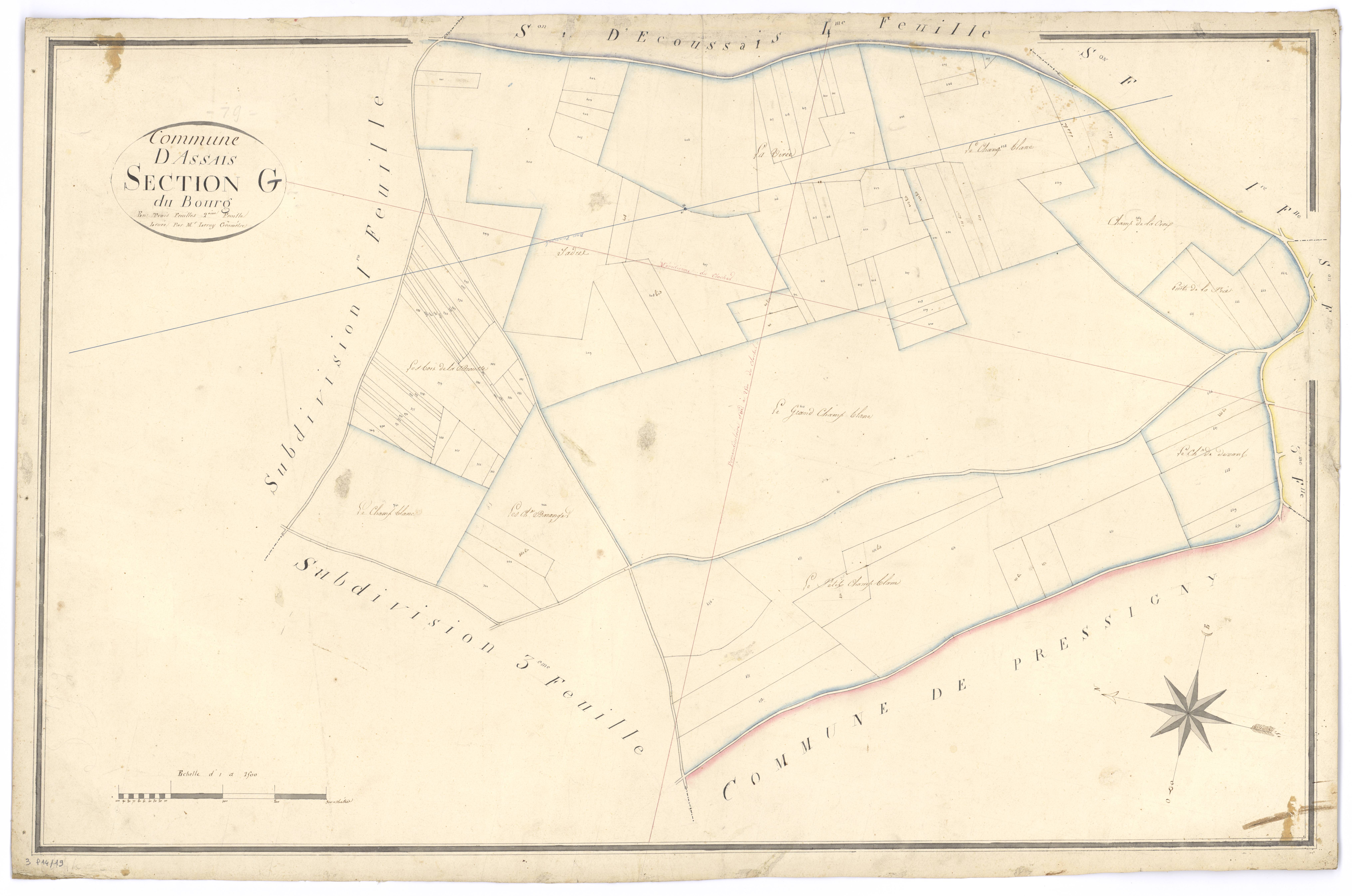 Assais-les-Jumeaux - FRAD079_CADASTRE_NAPOLEONIEN Section G2 dite du Bourg 