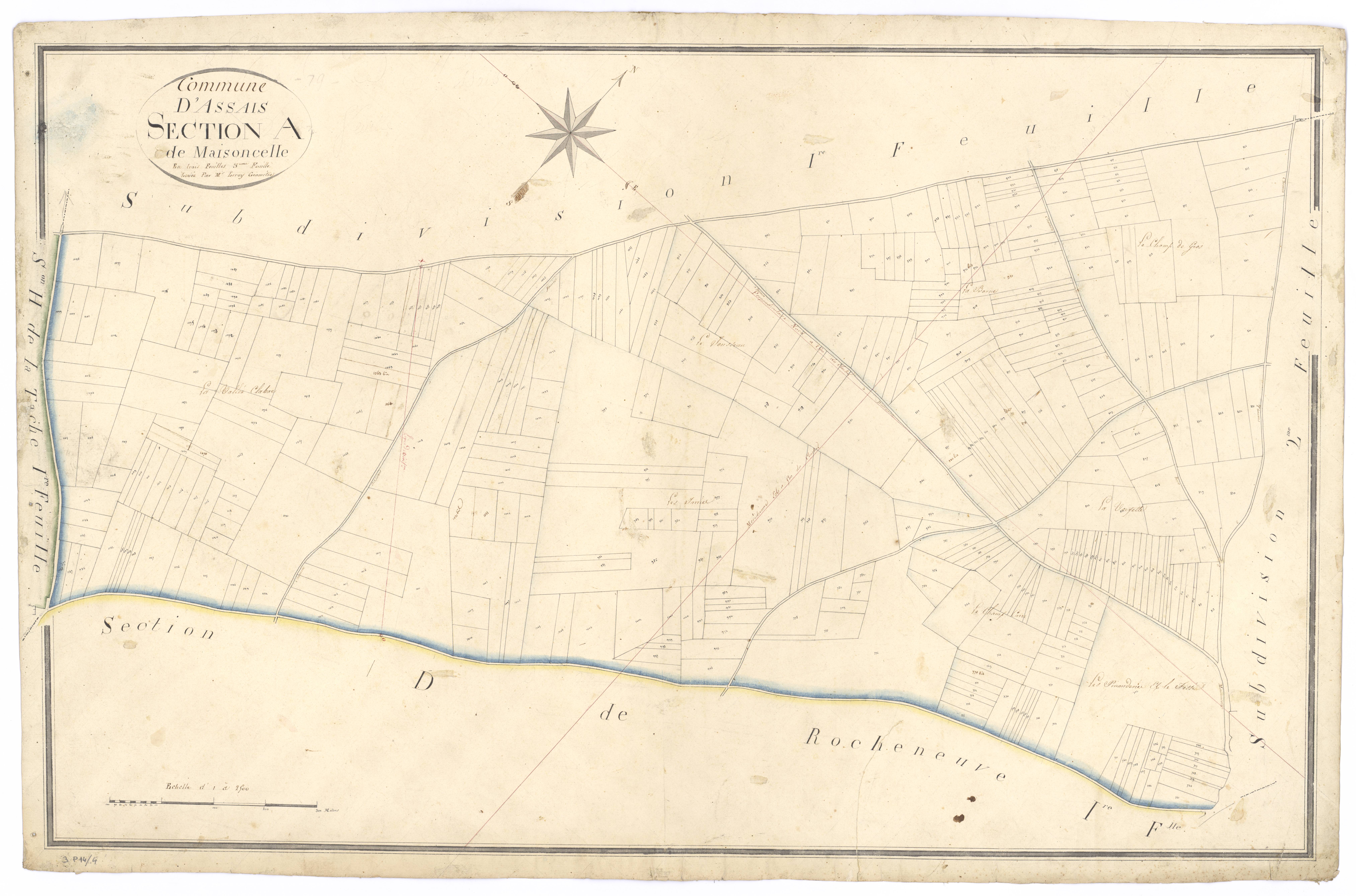 Assais-les-Jumeaux - FRAD079_CADASTRE_NAPOLEONIEN Section A3 dite de Maisoncelle 