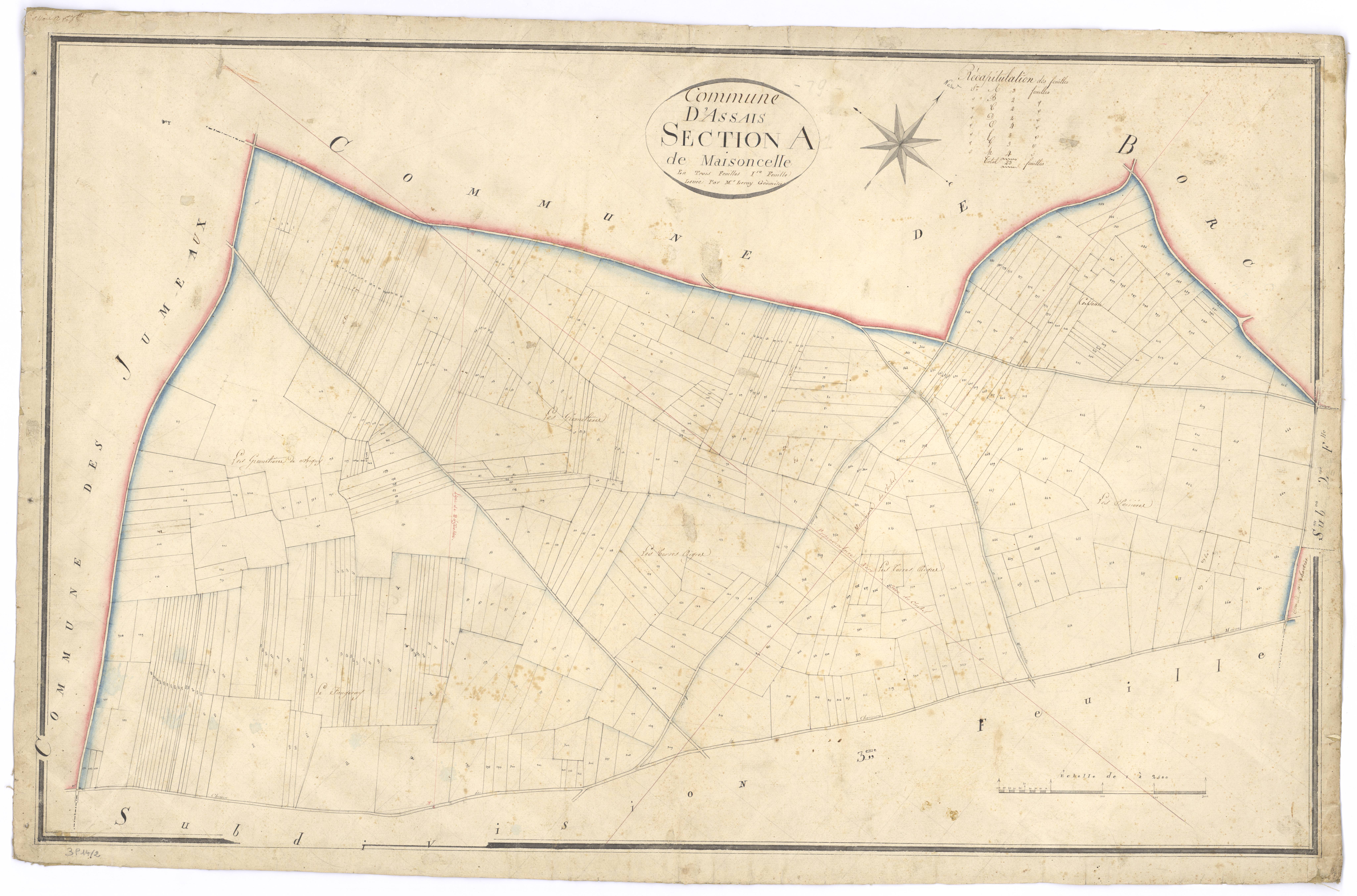 Assais-les-Jumeaux - FRAD079_CADASTRE_NAPOLEONIEN Section A1 dite de Maisoncelle 