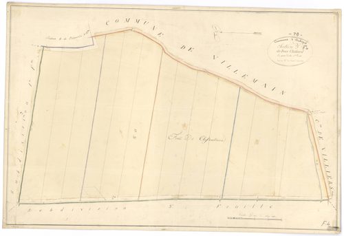 Aubigné - FRAD079_CADASTRE_NAPOLEONIEN Section F4 dite de Bois de Giffard 