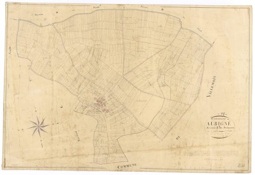 Aubigné - FRAD079_CADASTRE_NAPOLEONIEN Section E1 dite de Prémorin 