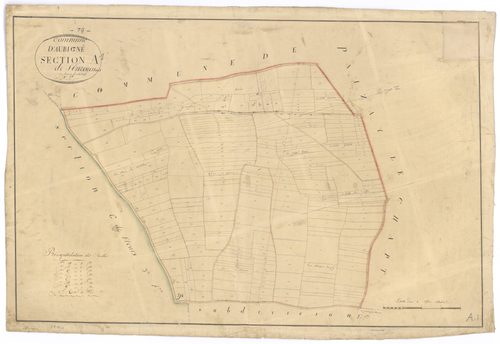Aubigné - FRAD079_CADASTRE_NAPOLEONIEN Section A1 dite de Semoussais 