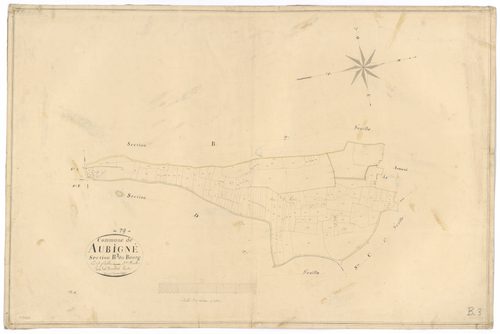 Aubigné - FRAD079_CADASTRE_NAPOLEONIEN Section B3 dite du Bourg 