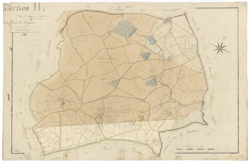Aubigné - FRAD079_CADASTRE_NAPOLEONIEN Section H dite de la Forêt-de-Boissière 