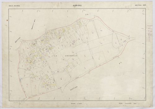 Aubigny - FRAD079_CADASTRE_RECENT Section AB 