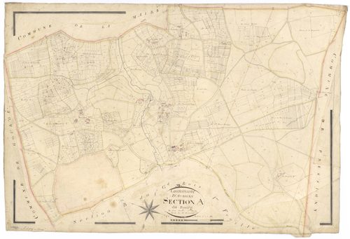 Aubigny - FRAD079_CADASTRE_NAPOLEONIEN Section A1 dite du Bourg 