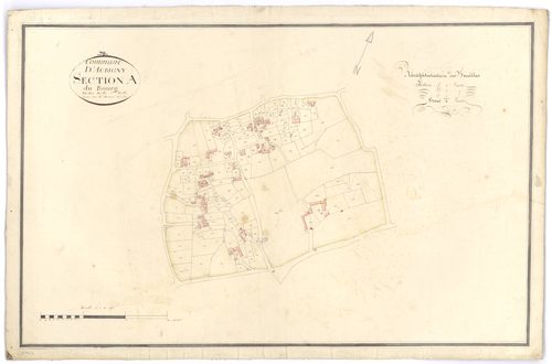 Aubigny - FRAD079_CADASTRE_NAPOLEONIEN Section A2 dite du Bourg 