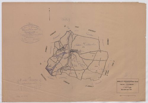 Availles-Thouarsais - FRAD079_CADASTRE_RECENT Tableau d'assemblage 