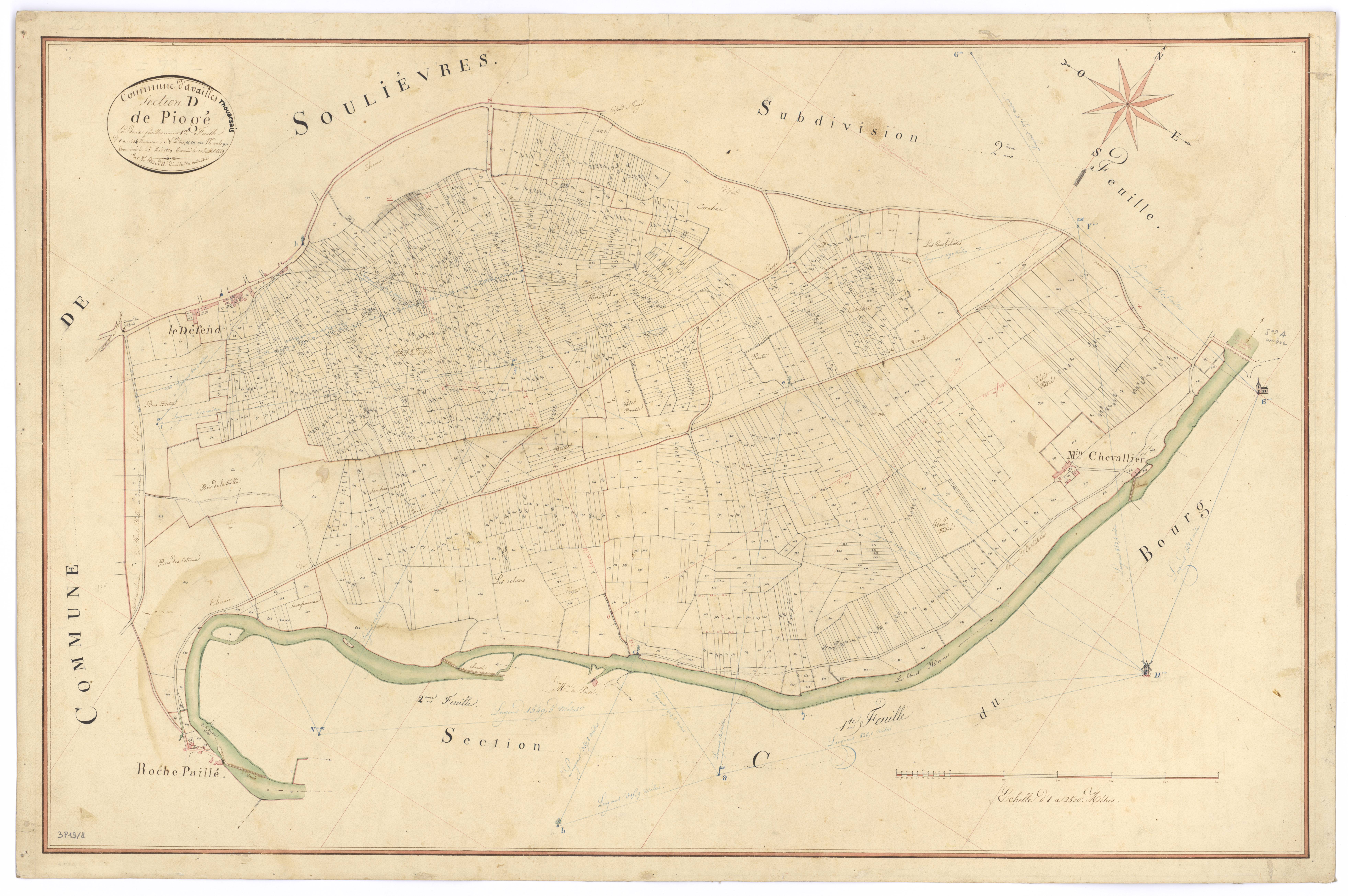 Availles-Thouarsais - FRAD079_CADASTRE_NAPOLEONIEN Section D1 dite de Piogé 