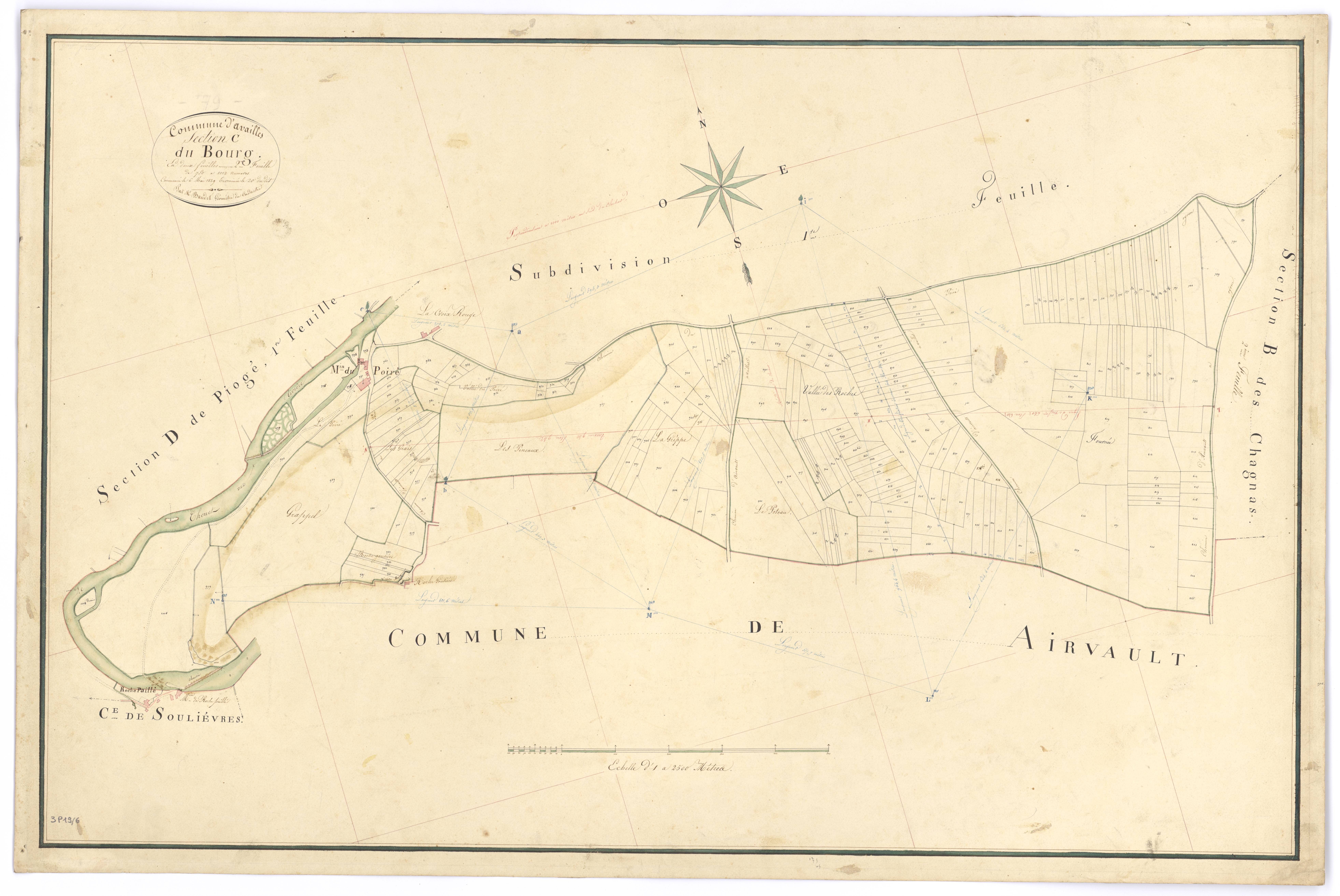 Availles-Thouarsais - FRAD079_CADASTRE_NAPOLEONIEN Section C2 dite du Bourg 