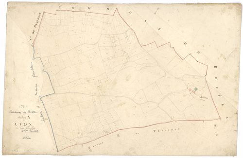 Avon - FRAD079_CADASTRE_NAPOLEONIEN Section A2 dite de Avon 