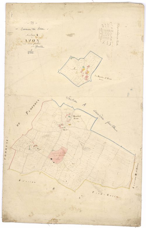 Avon - FRAD079_CADASTRE_NAPOLEONIEN Section A1 dite de Avon 