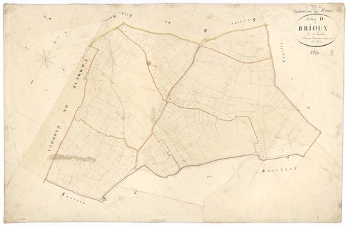 Avon - FRAD079_CADASTRE_NAPOLEONIEN Section D2 dite de Brioux 