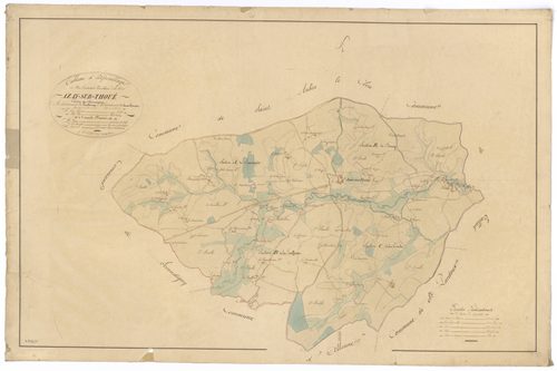 Azay-sur-Thouet - FRAD079_CADASTRE_NAPOLEONIEN Tableau d'assemblage 