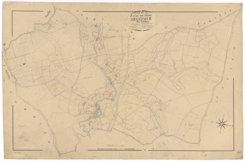 Azay-sur-Thouet - FRAD079_CADASTRE_NAPOLEONIEN Section B2 dite du Bourg 