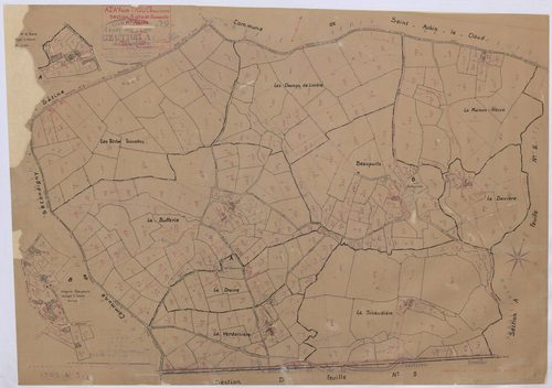 Azay-sur-Thouet - FRAD079_CADASTRE_RECENT Section A (Feuille 1) 