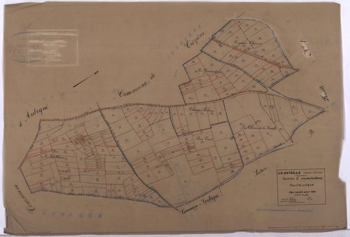 La Bataille - FRAD079_CADASTRE_RECENT Section c 
