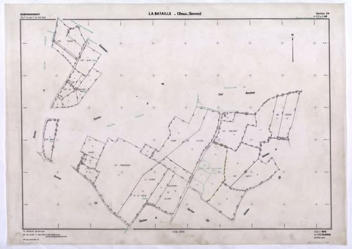 La Bataille - FRAD079_CADASTRE_RECENT Section ZA 