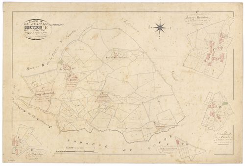 Beaulieu-sous-Parthenay - FRAD079_CADASTRE_NAPOLEONIEN Section E1 dite du Bourg 