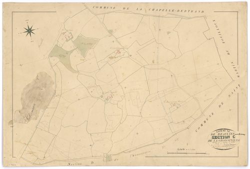 Beaulieu-sous-Parthenay - FRAD079_CADASTRE_NAPOLEONIEN Setion C3 dite de la Grossinière 