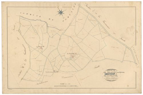 Beaulieu-sous-Parthenay - FRAD079_CADASTRE_NAPOLEONIEN Section B1 dite de la Tillère 