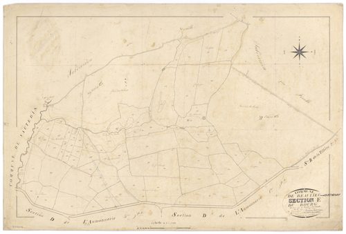 Beaulieu-sous-Parthenay - FRAD079_CADASTRE_NAPOLEONIEN Section E3 dite du Bourg 